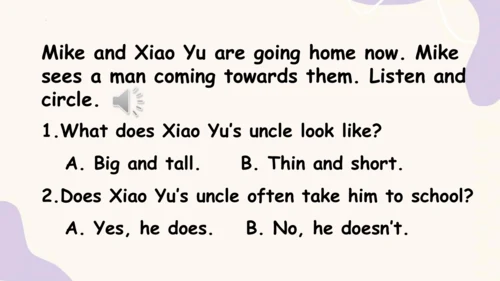 Unit 5 What does he do? PB Let's talk 课件+素材(共32张PP