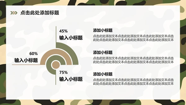 绿色几何商务风军训成果展示汇报PPT模板