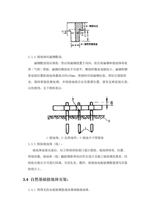 防雷及接地安装工艺标准样本.docx