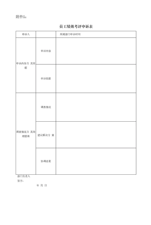 某企业员工年终绩效考核方案范本