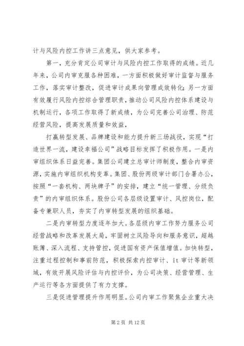 内审分管领导讲话(精).docx