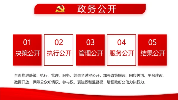 红色党支部年终工作总结述职报告PPT