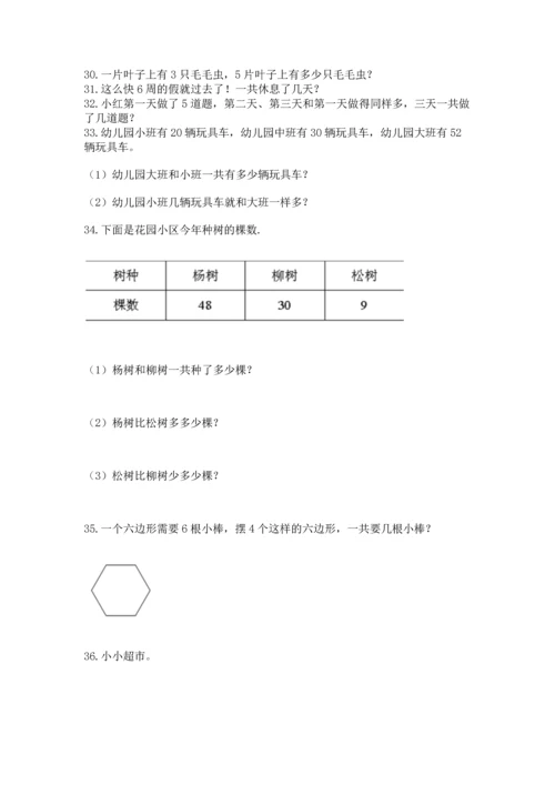 小学二年级上册数学应用题100道附参考答案【能力提升】.docx