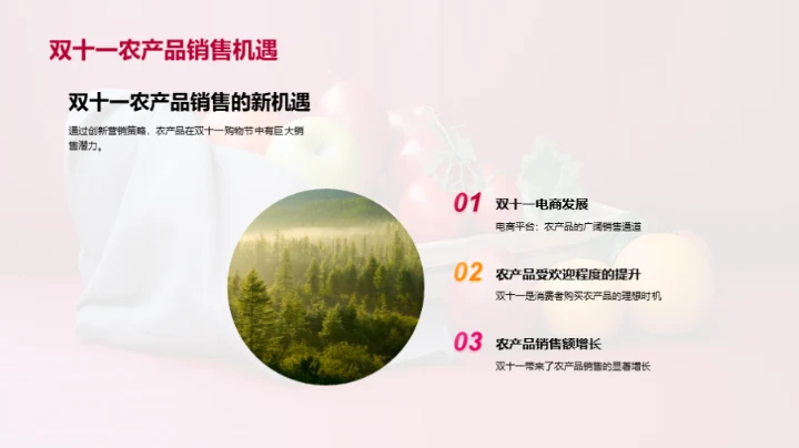双十一 农产品新机遇