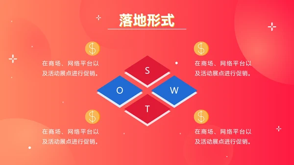 红色双旦促销计划划ppt模板