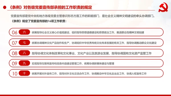中国共产党宣传工作条例学习解读PPT