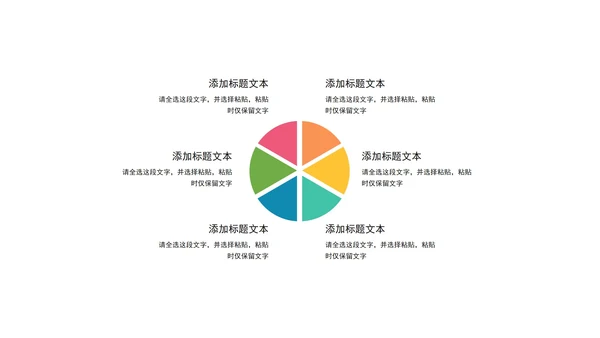 一键改色通用循环圆环关系图PPT模板