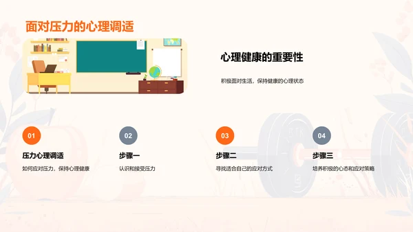 健康生活讲座报告PPT模板