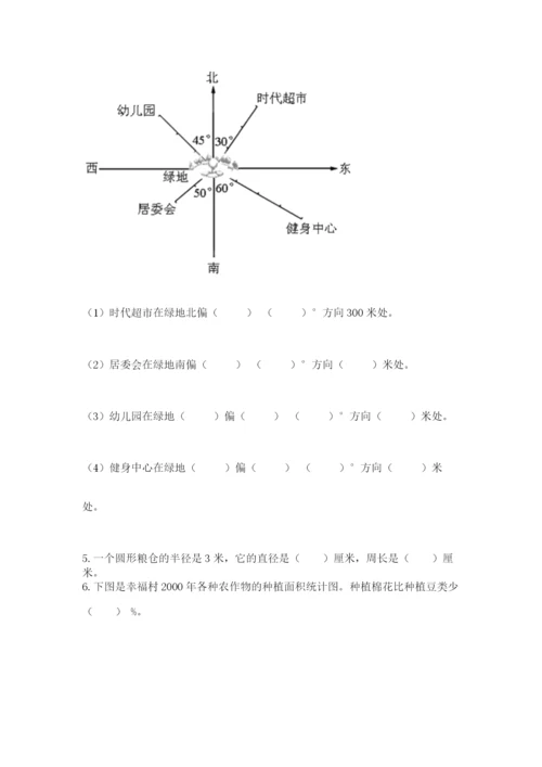 人教版六年级上册数学期末测试卷附参考答案【巩固】.docx