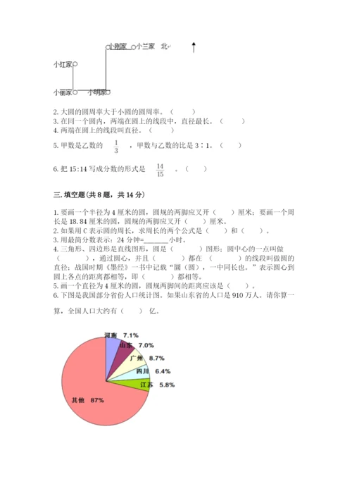 六年级数学上册期末考试卷含完整答案【典优】.docx