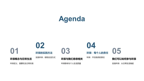 环保生活从我做起