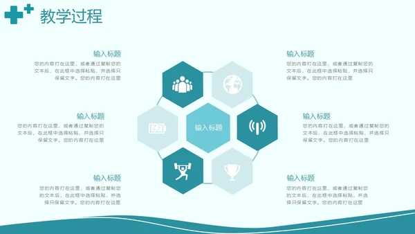 简约风绿色护理说课PPT