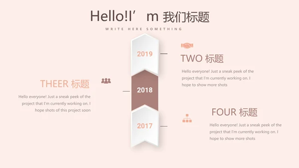 时尚创意微立体述职报告商务通用PPT动态模板
