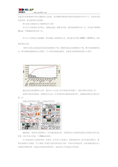 安氏亚太浅谈精益生产中的设备管理及应用.docx