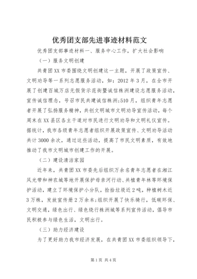 优秀团支部先进事迹材料范文.docx