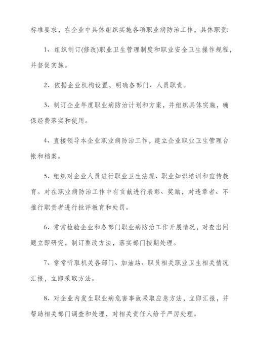 加油站职业卫生管理核心制度.docx