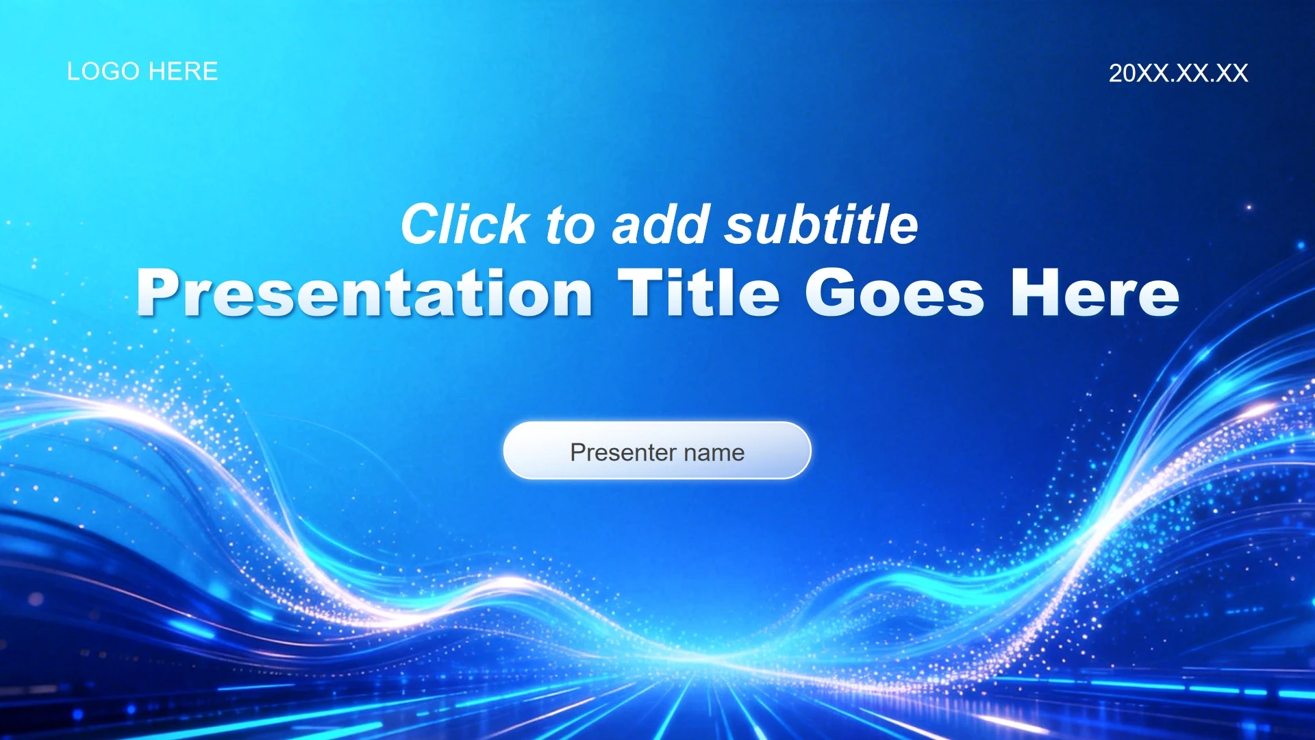 蓝色商务风职业生涯规划陈述汇报PPT主题模板