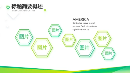 绿色大气企业公司宣传简介介绍动态PPT模板
