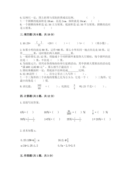 小升初数学期末测试卷【突破训练】.docx