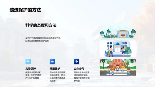 历史遗迹解析讲座PPT模板