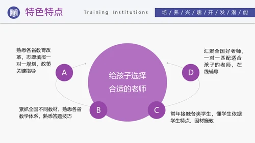 培训机构招生简介通用PPT模板