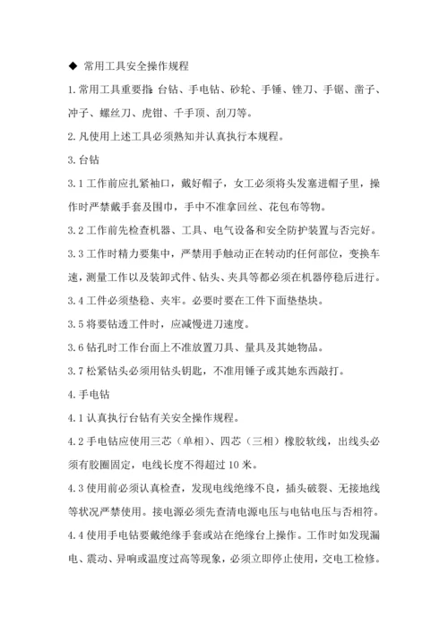 安全操作专题规程重点标准范文.docx