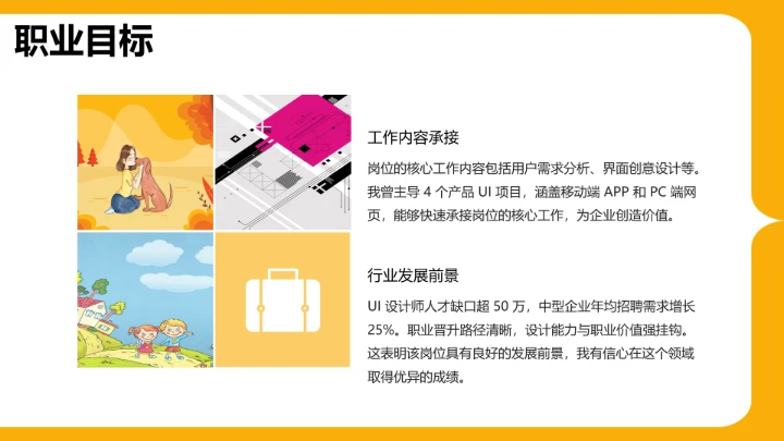 视觉传达与设计专业大学生求职综合展示职业生涯规划通用PPT12