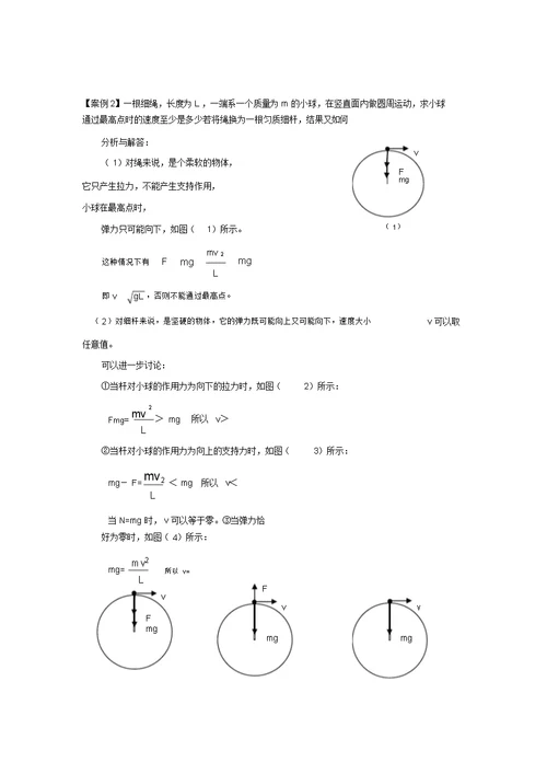 2022年高三物理高考总复习学案17：绳子、弹簧和杆产生的弹力特点