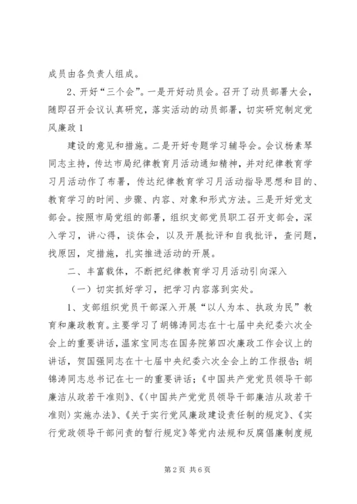 党风廉政建设教育月活动领导小组.docx