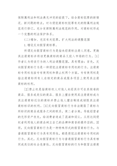 商标权的刑法保护论文.docx