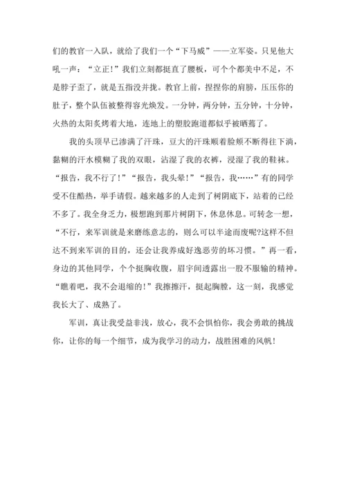 热门初中军训心得体会汇编五篇.docx
