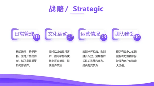 紫色大气企业公司宣传简介动态PPT