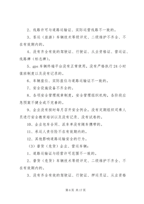 交通局安全生产监督检查工作计划.docx