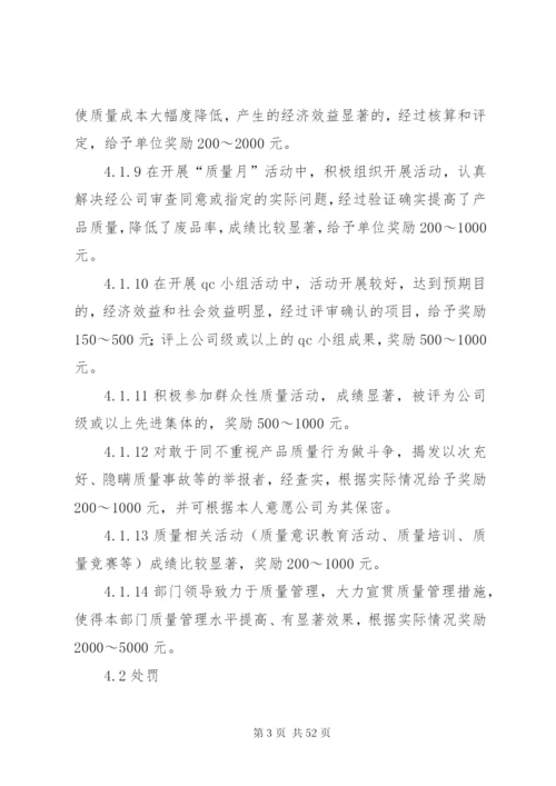 企业质量管理奖惩制度.docx