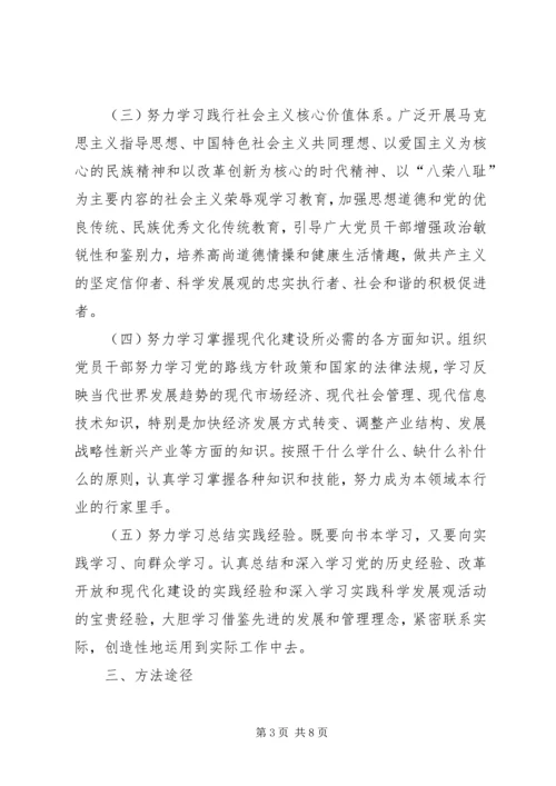 街道创建学习型党组织实施方案.docx