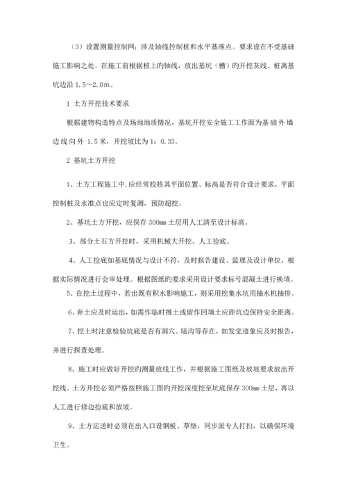 测量放线施工方案与技术措施.docx