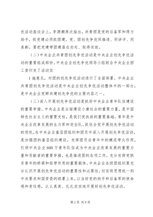 在全县共青团组织深入开展创先争优活动现场推进会上的讲话 (3).docx