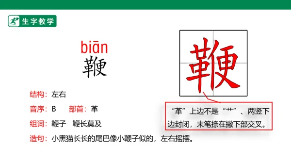 13 人物描写一组 生字动画课件
