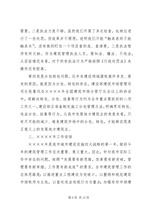 二○○四年建筑管理工作目标完成情况自查自检报告.docx