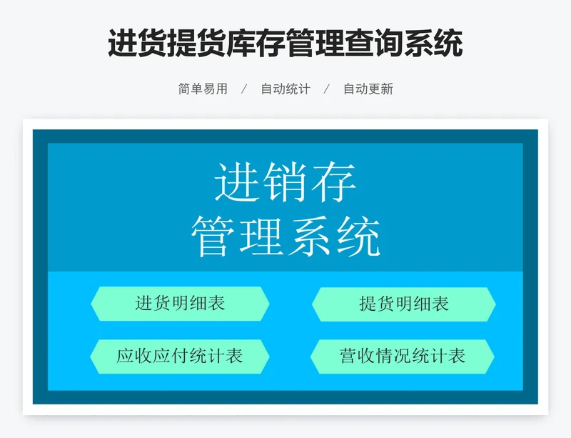 进货提货库存管理查询系统