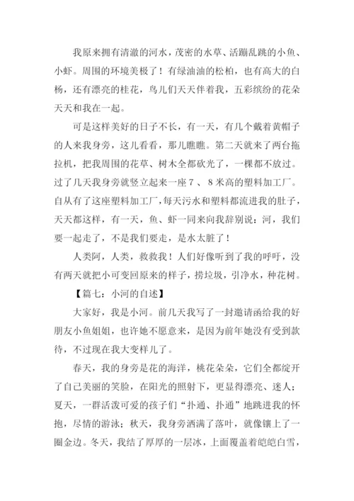 小河的自述作文300字.docx