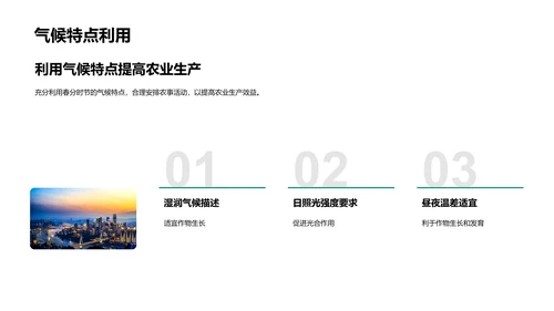 春分农事应对策略PPT模板