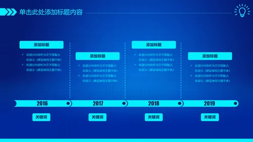 蓝色科技互联网智慧城市建设发展规划PPT模板