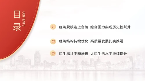 总量连上台阶结构优化升级新中国成立75周年经济发展成就综述专题党课PPT