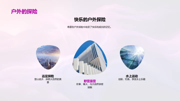 寿星生日回顾展PPT模板