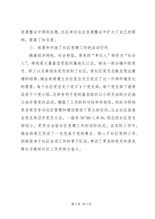 积极探索加强社区党建的新体制.docx