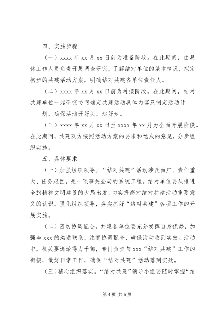 关于在全市广泛开展“城乡文明结对共建”活动的实施意见 (4).docx