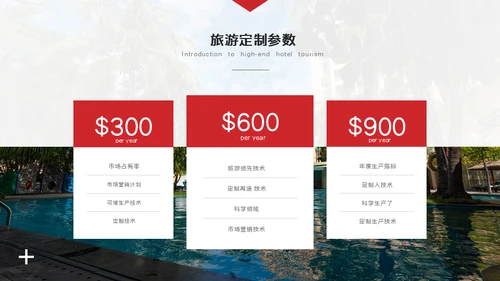 酒店业旅游宣传通用PPT模板
