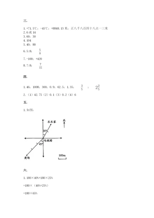 贵州省【小升初】2023年小升初数学试卷附答案（黄金题型）.docx