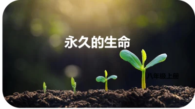第16课《散文二篇——永久的生命》课件